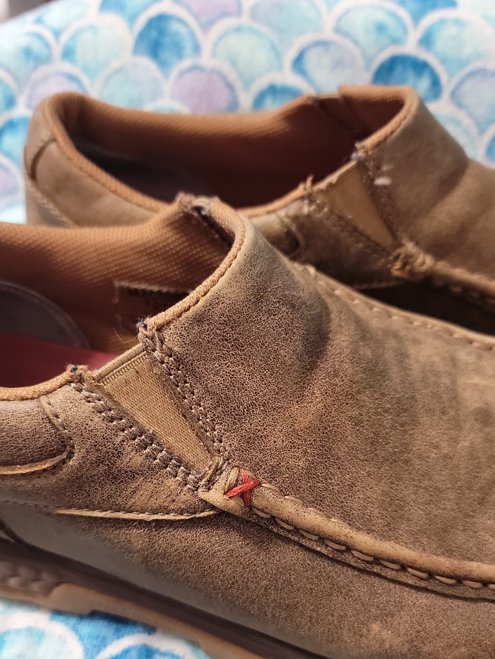 Twisted X Mens Slip on Driving Moc Shoe with Cellstretch Size 12M - Picture 11 of 13